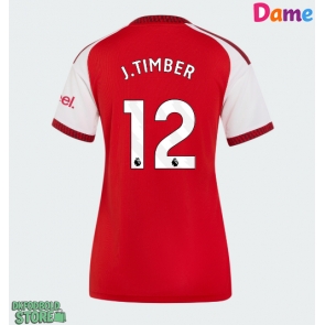 Arsenal Jurrien Timber #12 Replika Hjemmebanetrøje Dame 2026-27 Kortærmet